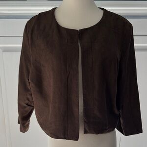 R&K Chocolate Brown Women's Blazer